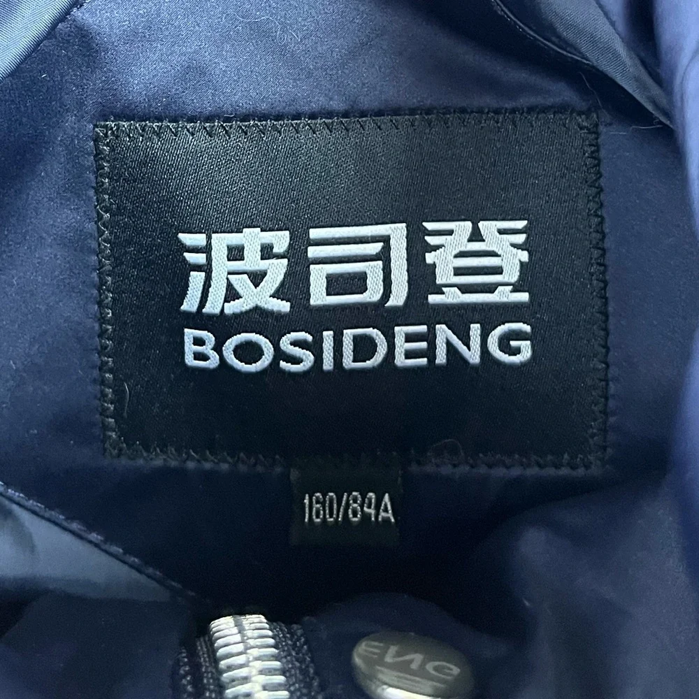 Bosideng Navy Puffer Coat N247-23 - Picture 4 of 8